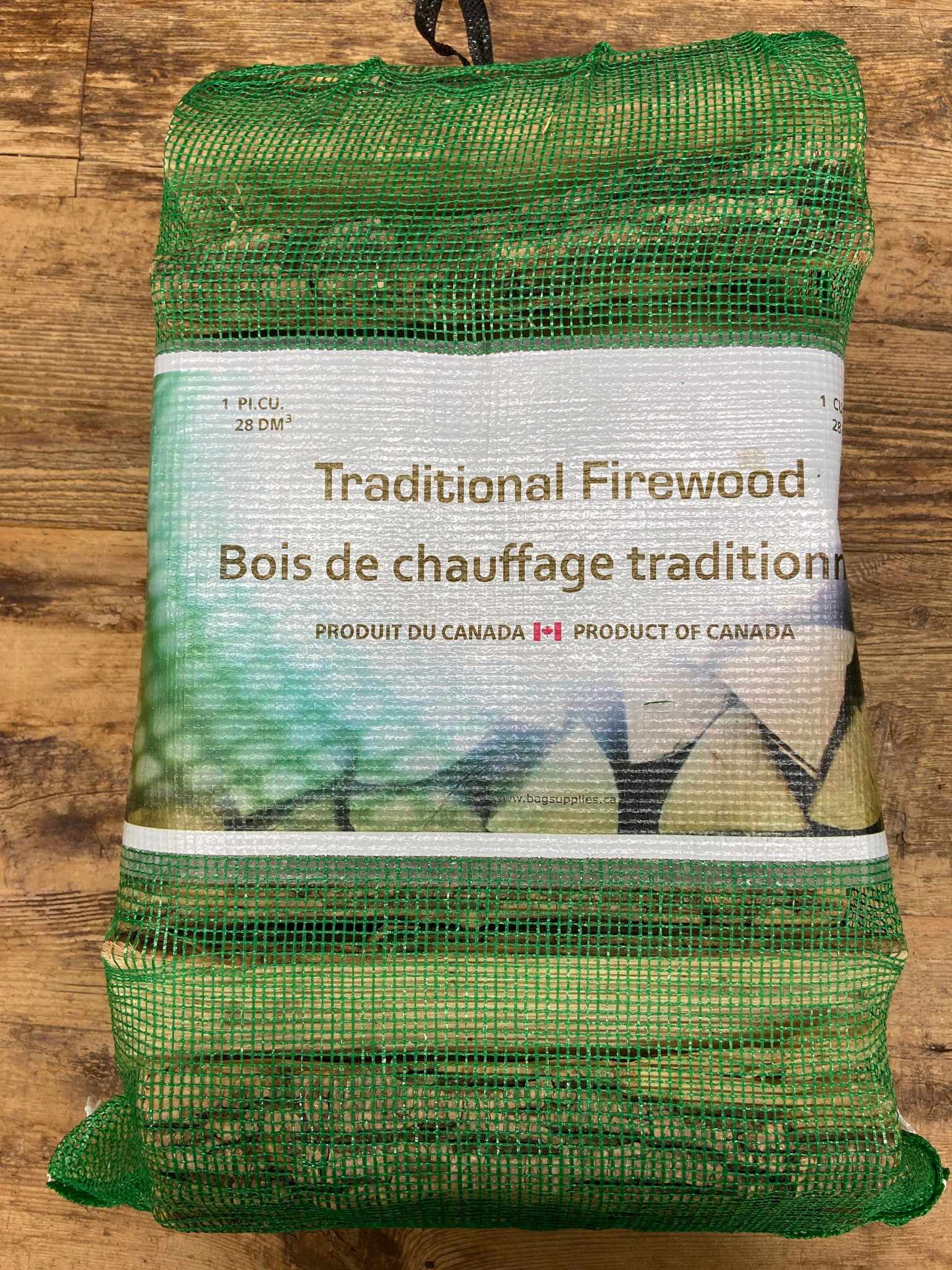 pic of bagged firewood