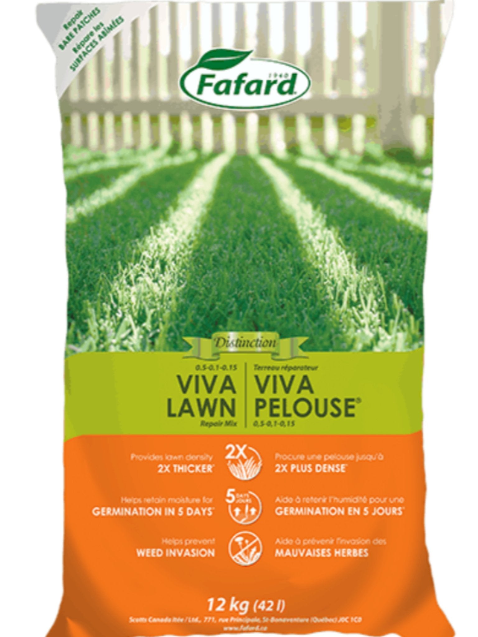 Fafard Viva Lawn® Repair Mix 42L - Satellite Garden Centre