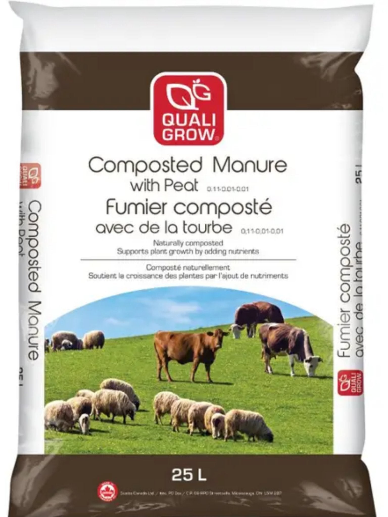 Quali Grow® Cow & Sheep Manure with Peat - Satellite Garden Centre