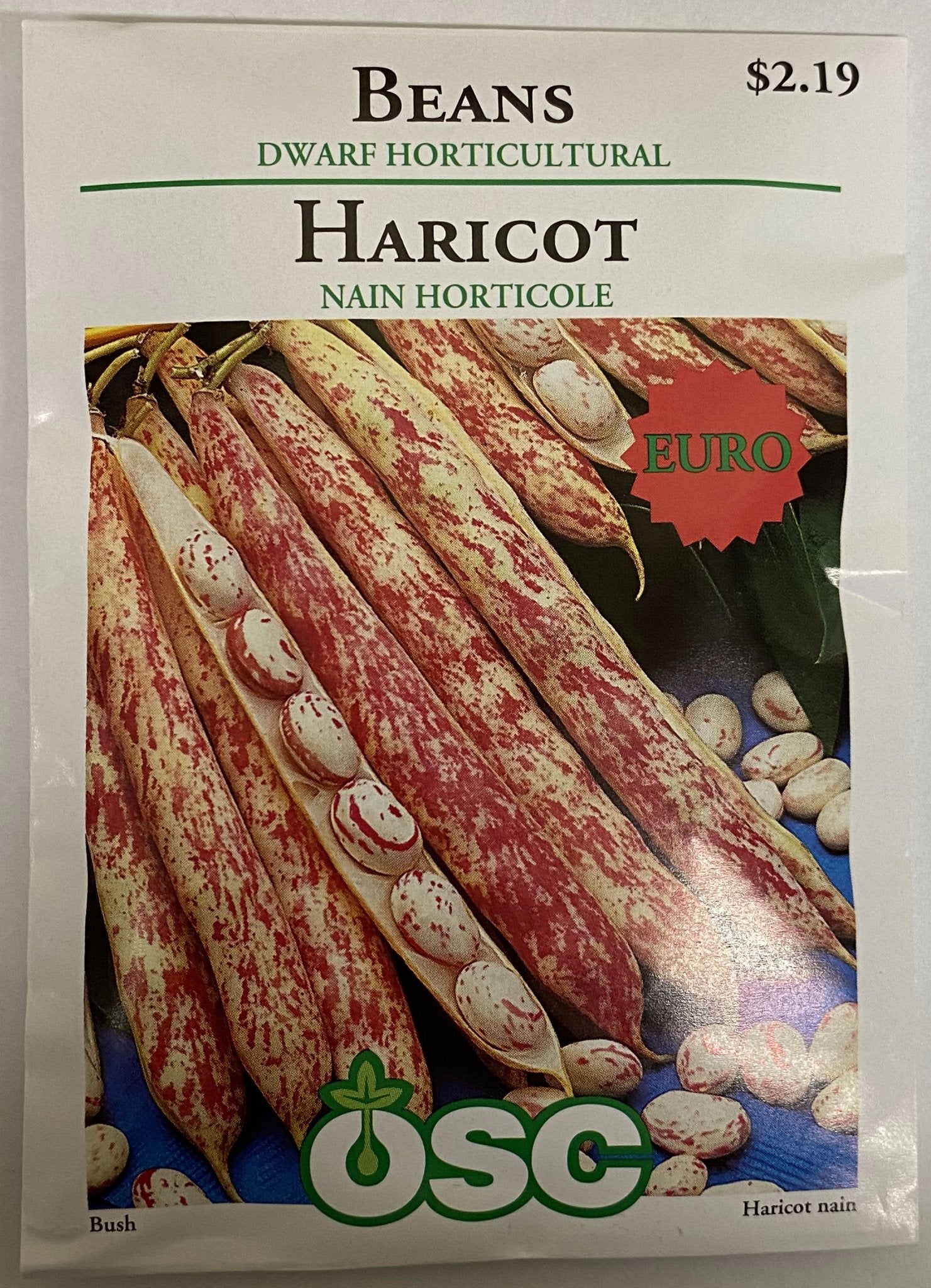 Beans - Dwarf Horticultural - Satellite Garden Centre