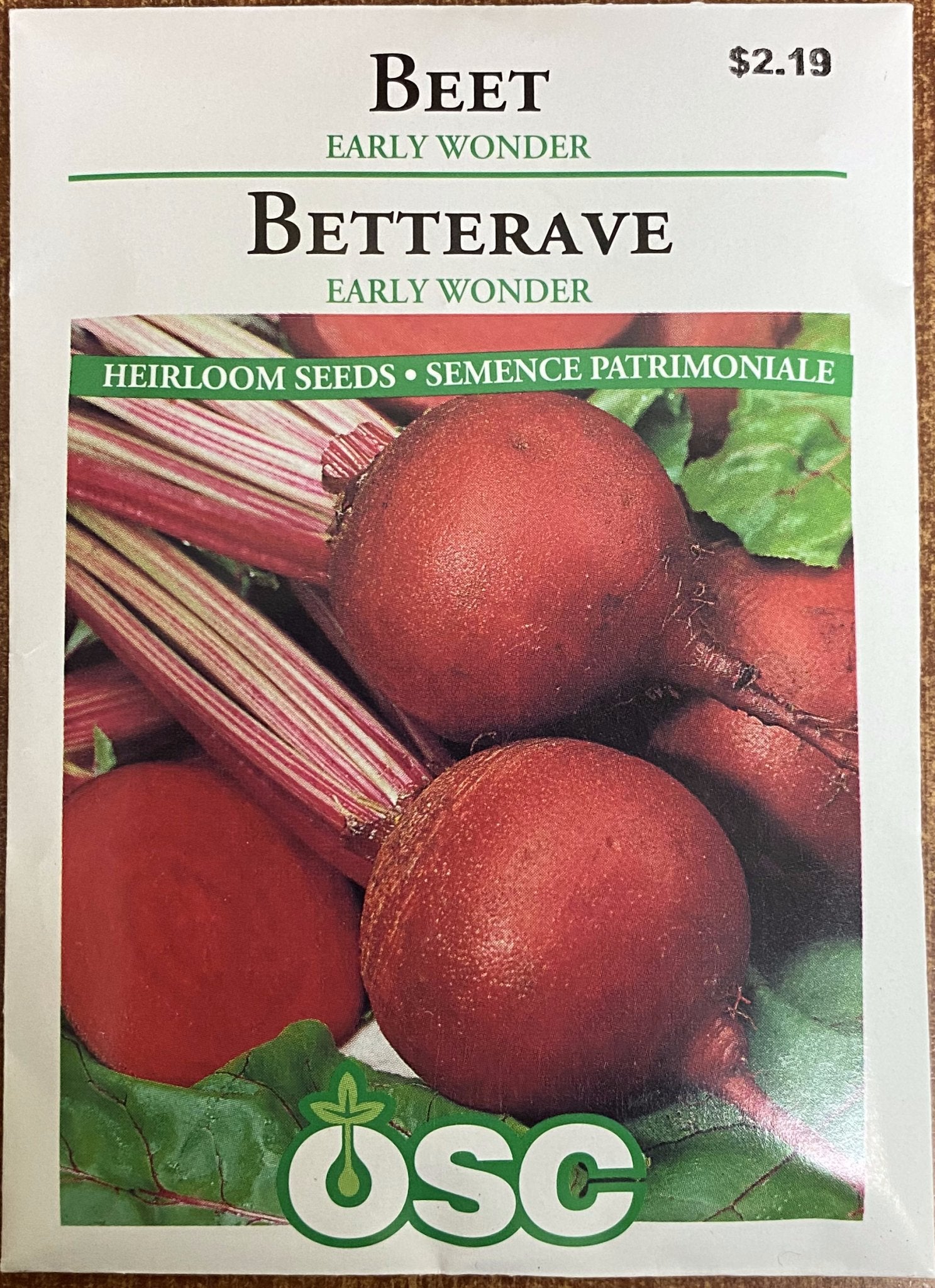 Beet - Early Wonder - Satellite Garden Centre