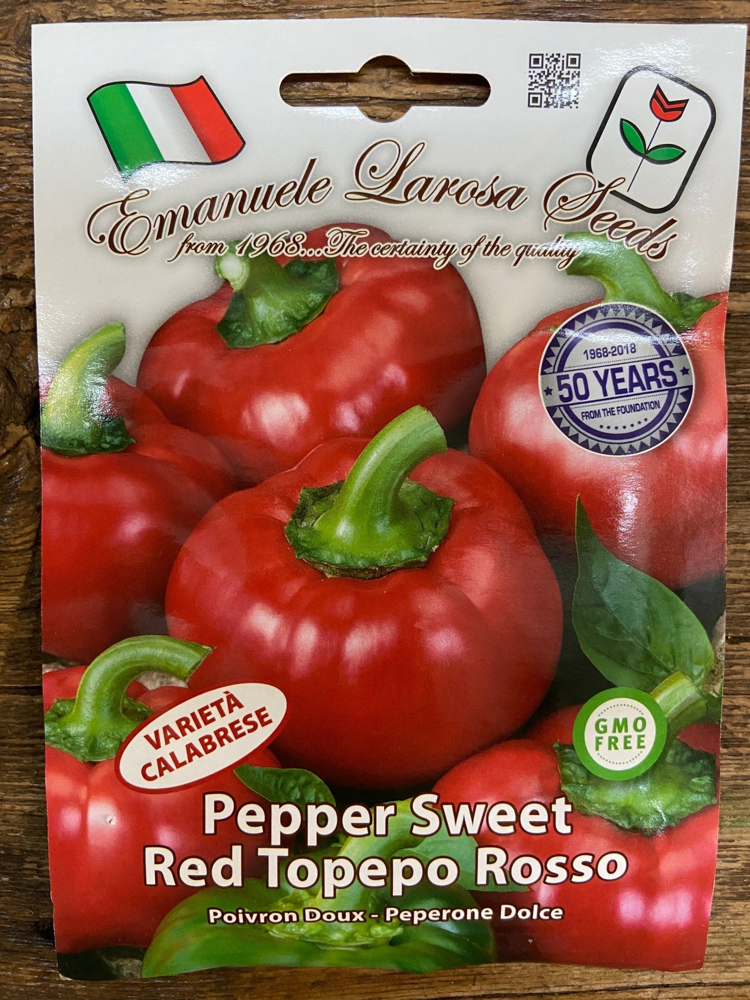 Pepper Sweet Red Topepo Rosso - Satellite Garden Centre