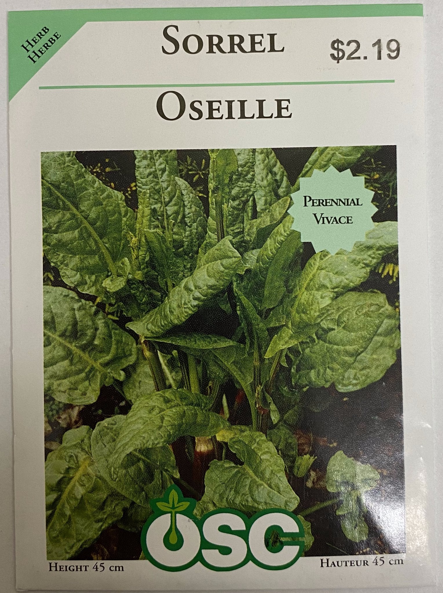 Sorrel - Satellite Garden Centre